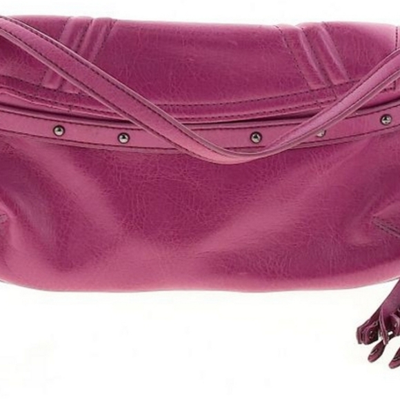 BOTKIER PINK/PURPLE PURSE WITH TASSLE AND TAG EMBELLISHMENTS 💖. NEW without tag - Picture 5 of 12
